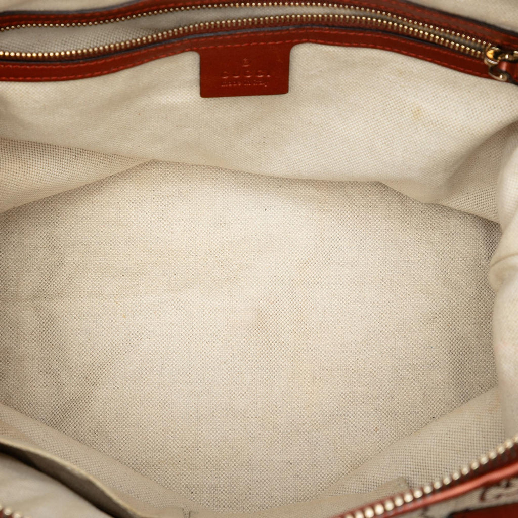 Gucci GG Canvas Heart Bit Satchel