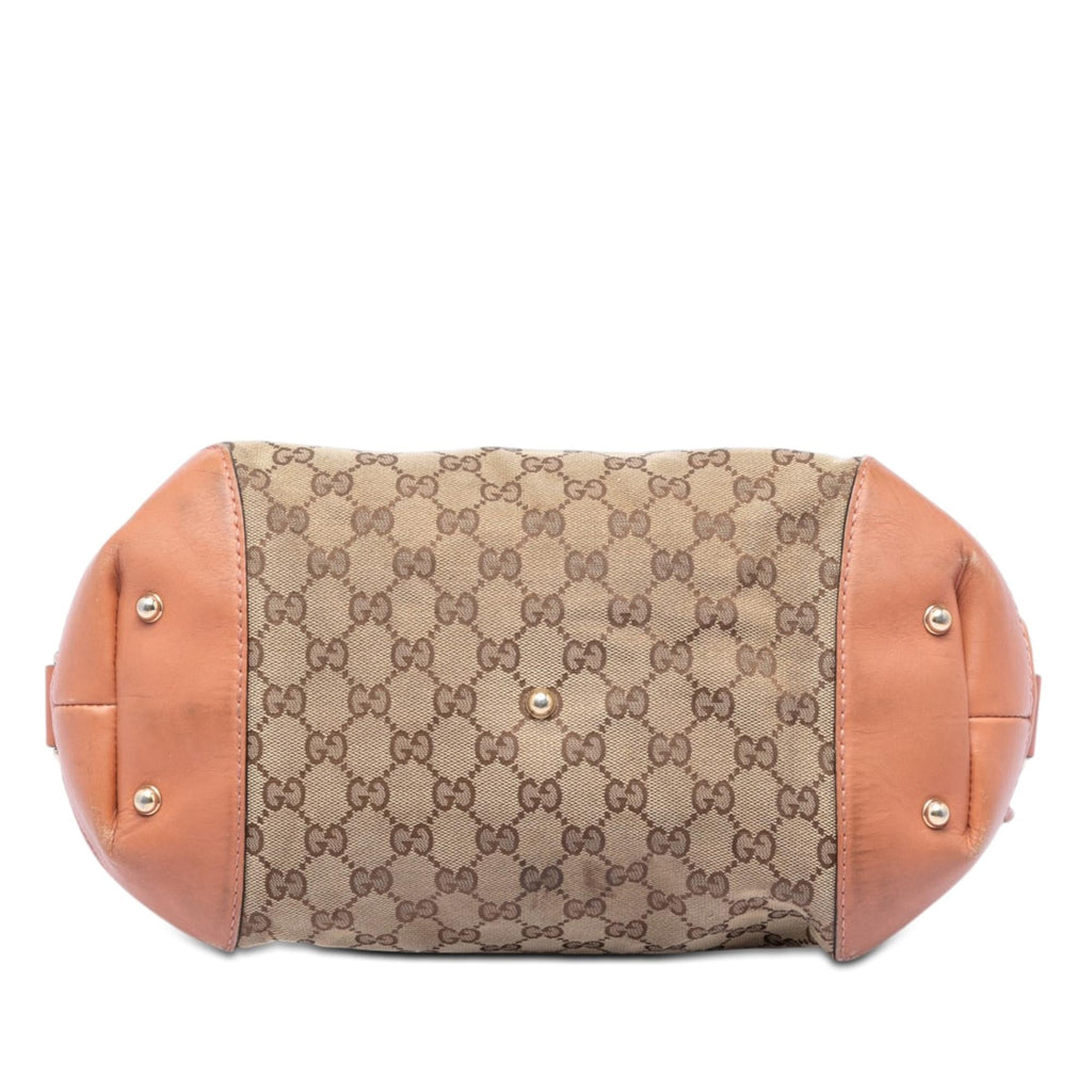 Gucci GG Canvas Heart Bit Satchel