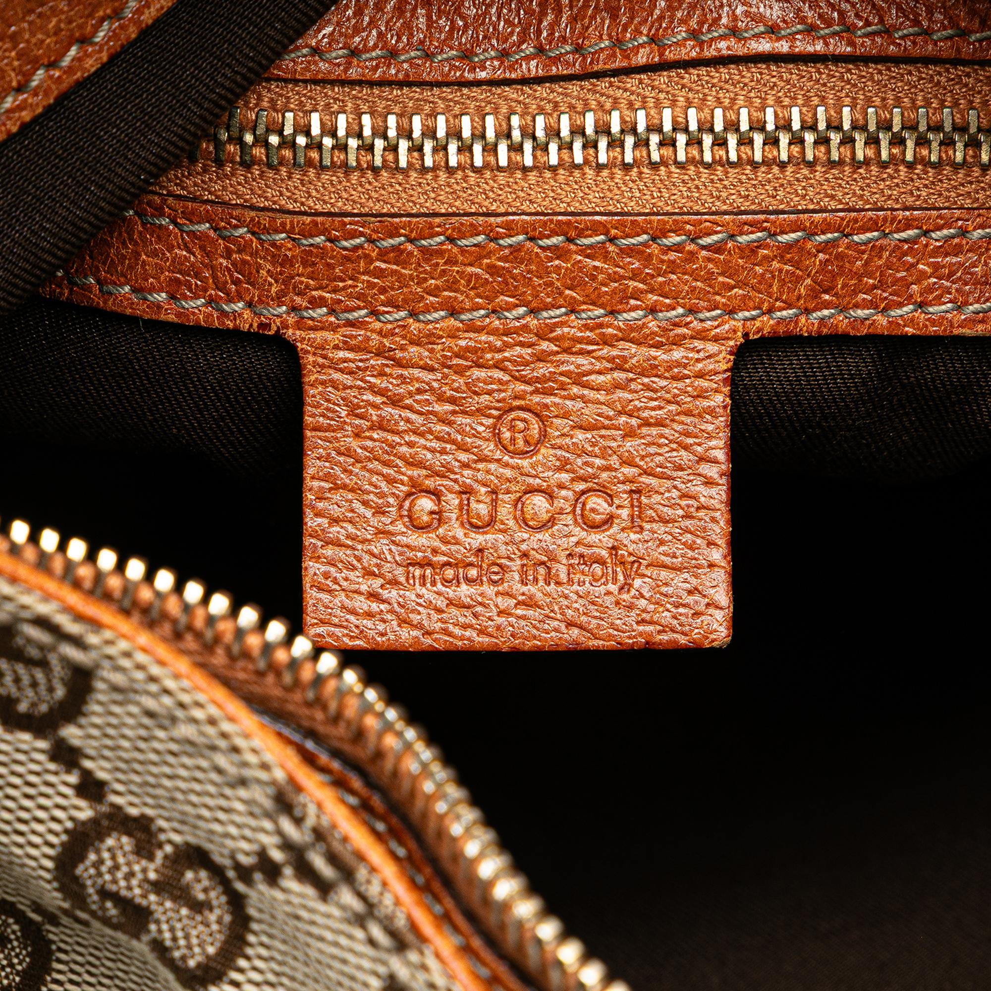 Gucci GG Canvas Horsebit Creole Hobo Bag
