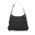 Gucci GG Canvas Horsebit Creole Shoulder Bag (SHG-32128)