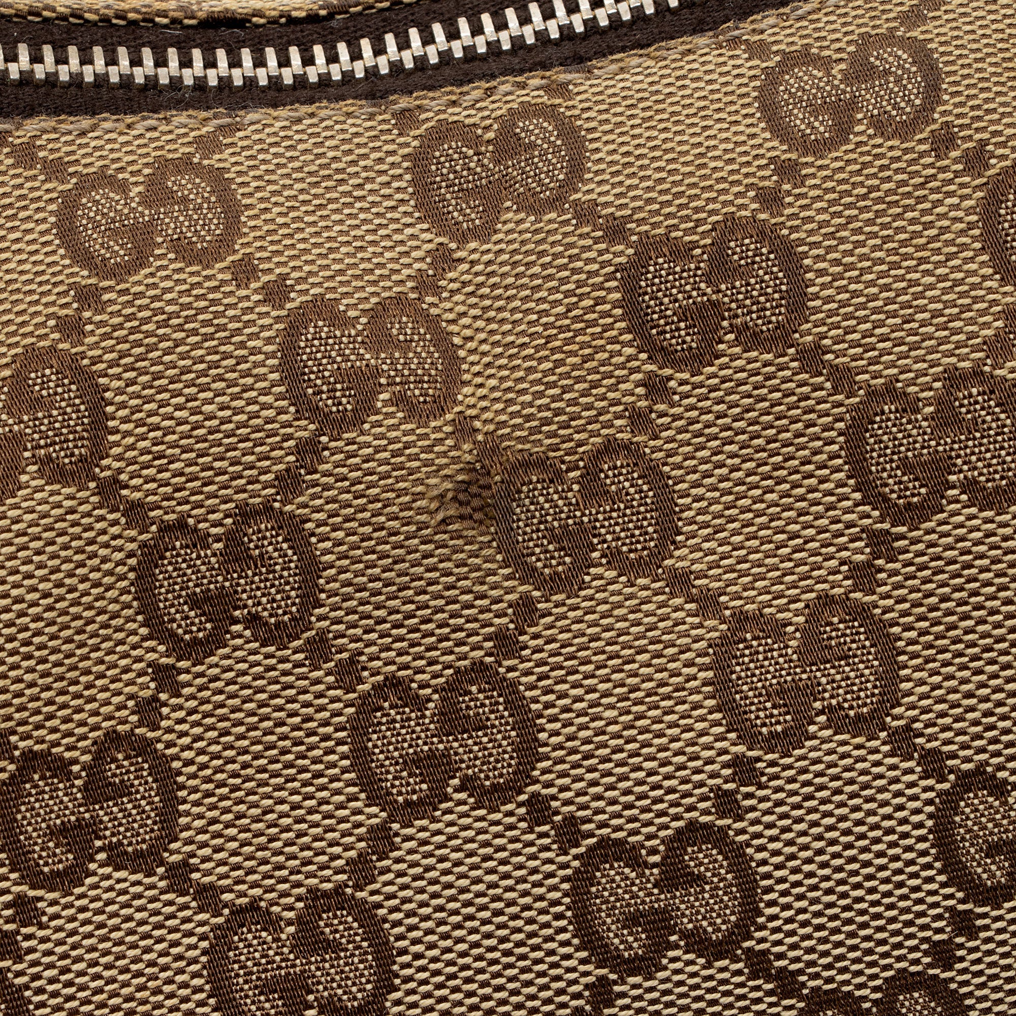 Gucci GG Canvas Horsebit Medium Hobo (SHF-V8RIx7)