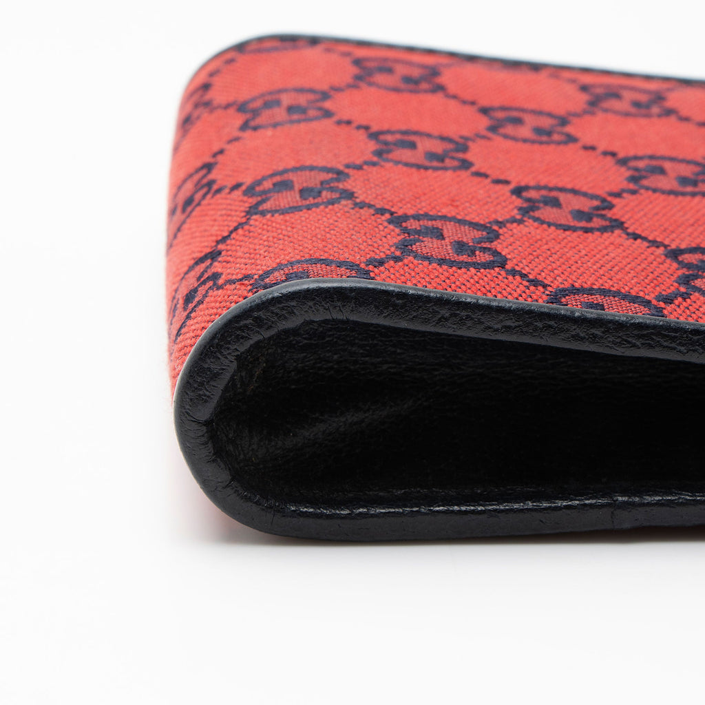 Gucci GG Canvas Interlocking G Flap Phone Crossbody