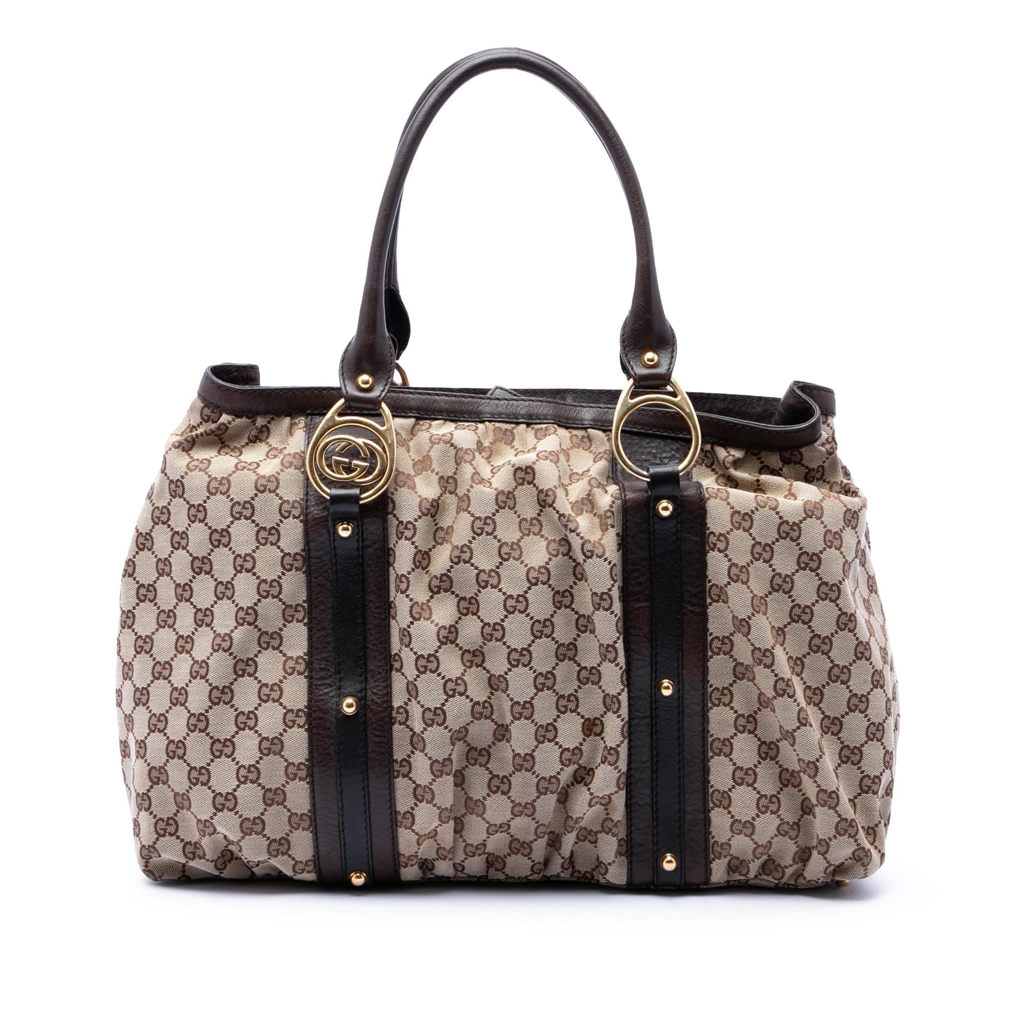 Gucci GG Canvas Interlocking G Tote