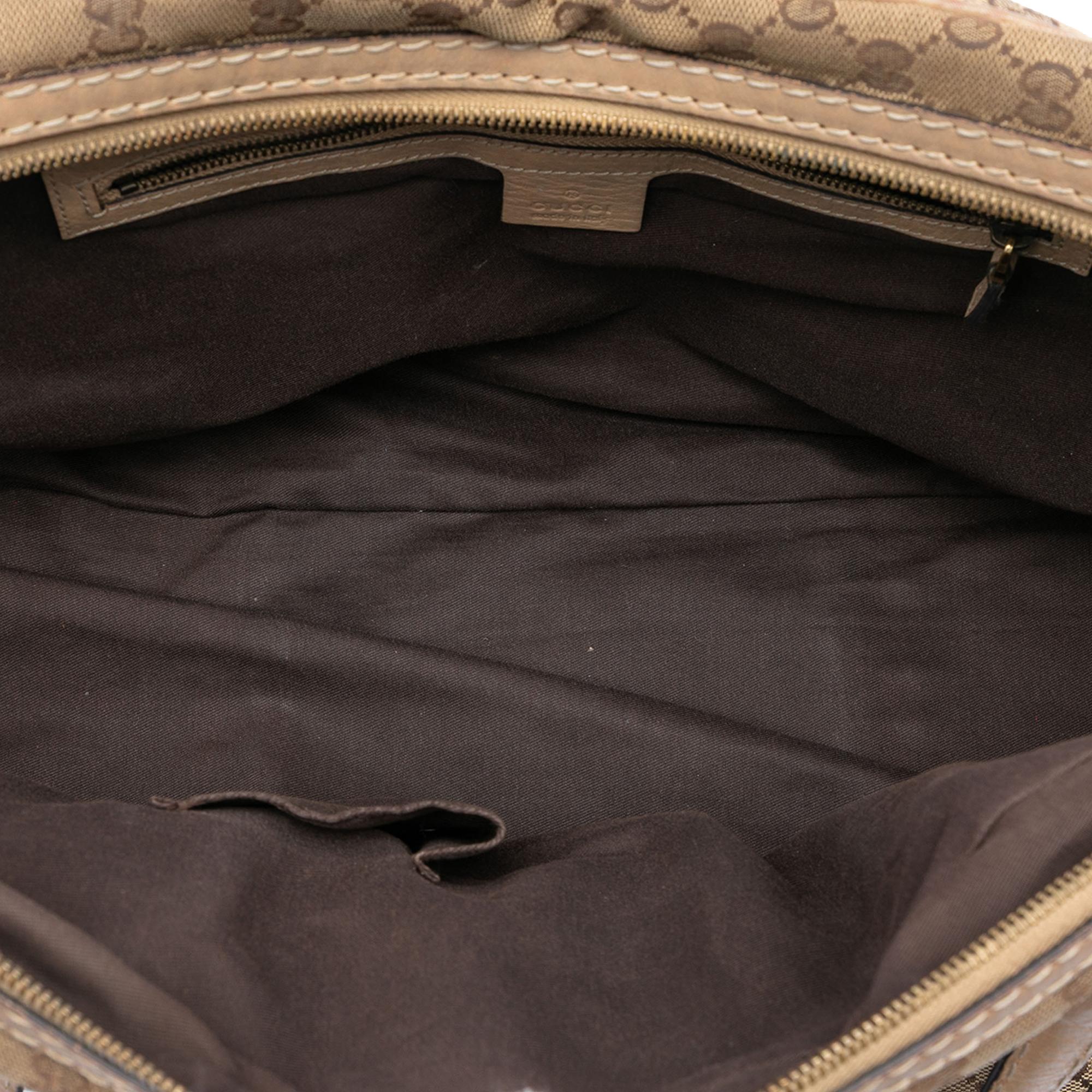 Gucci GG Canvas Jockey Boston Bag