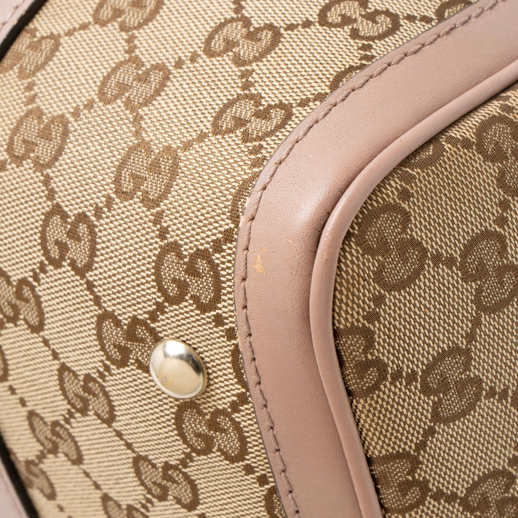 Gucci GG Canvas Joy Medium Boston Bag