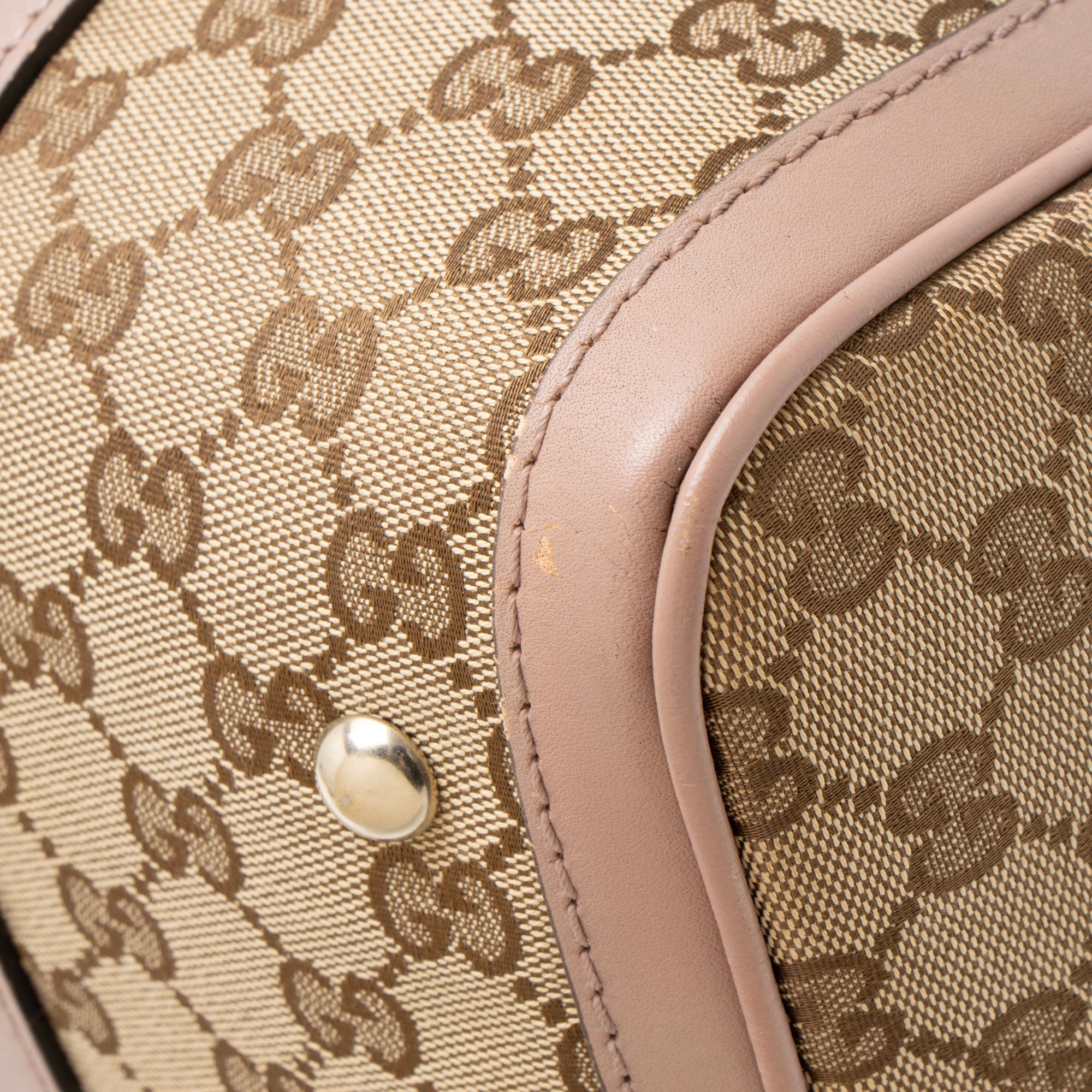 Gucci GG Canvas Joy Medium Boston Bag