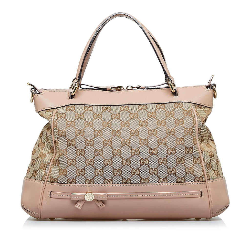 Gucci GG Canvas Mayfair Satchel (SHG-faYZKh)