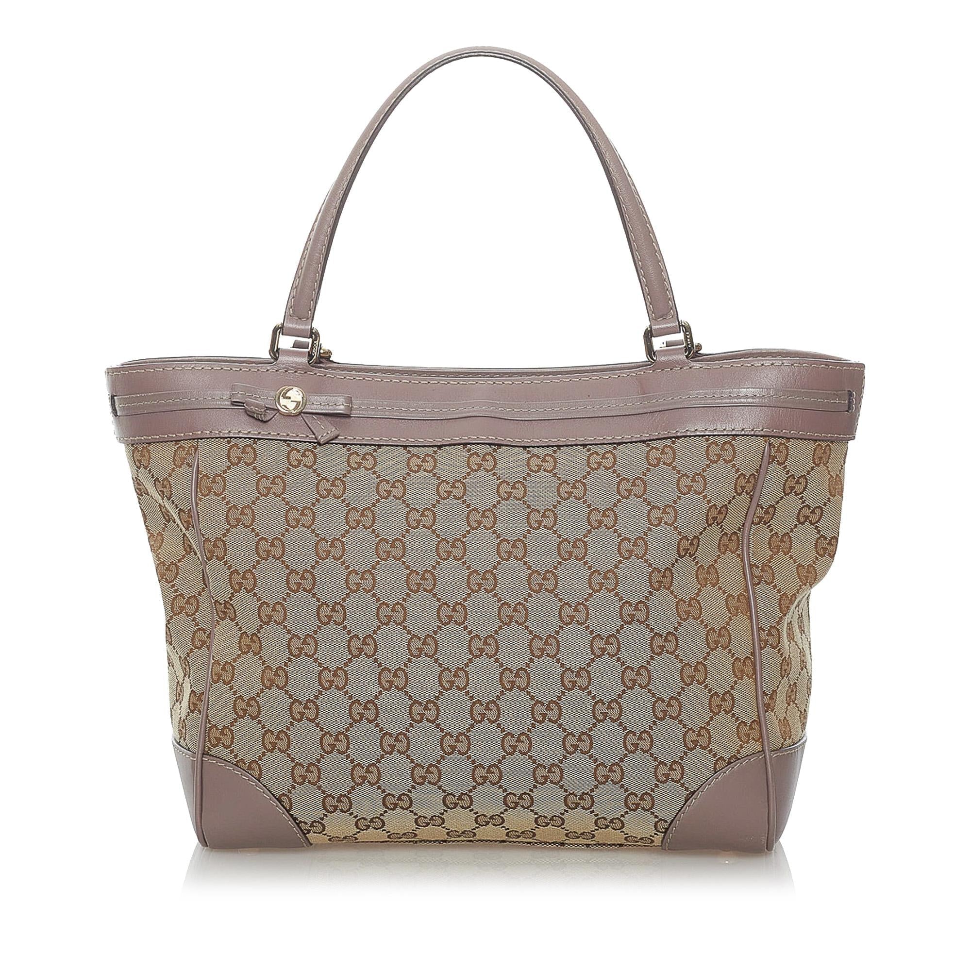 Gucci GG Canvas Mayfair Tote Bag (SHG-30438)