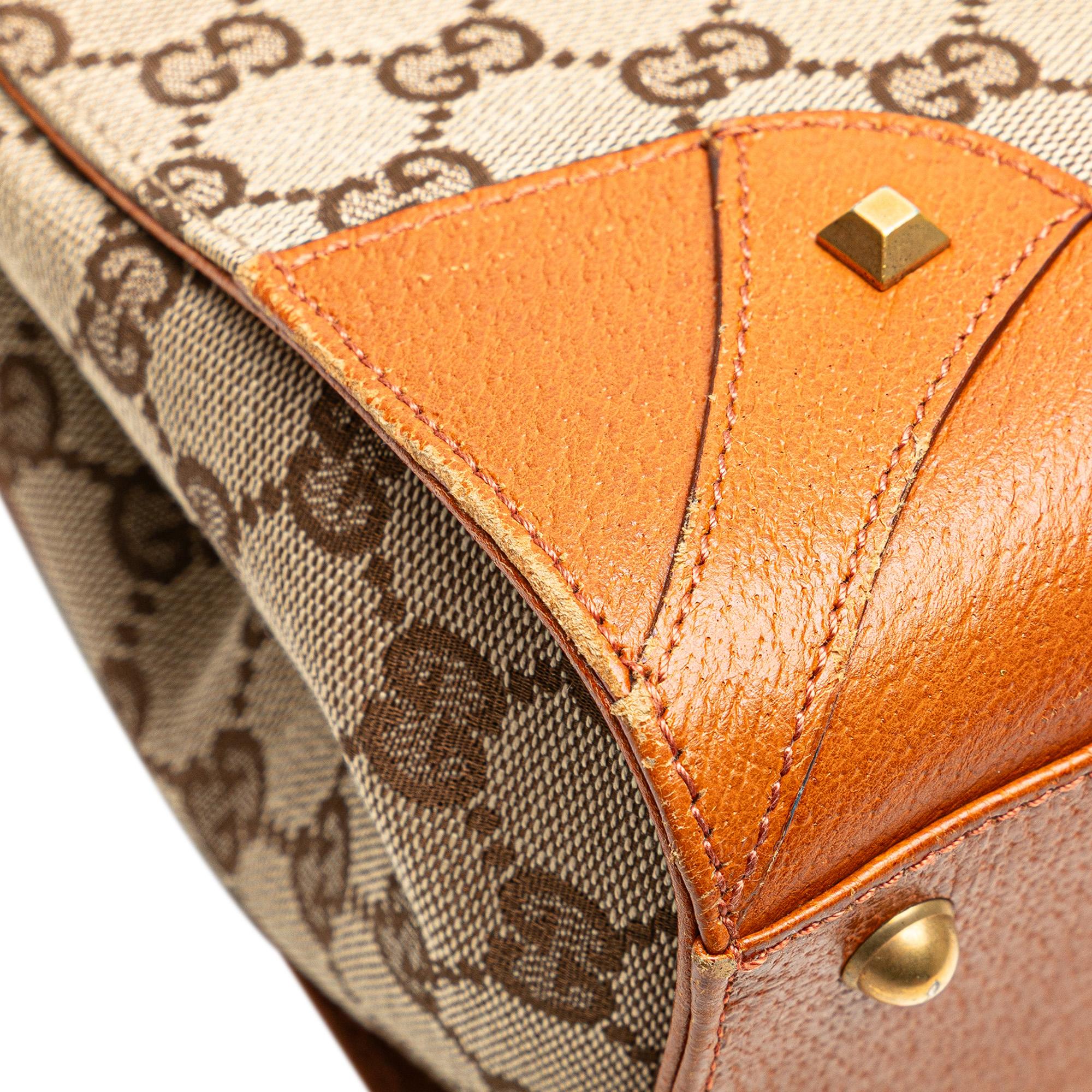 Gucci GG Canvas Nailhead Handbag