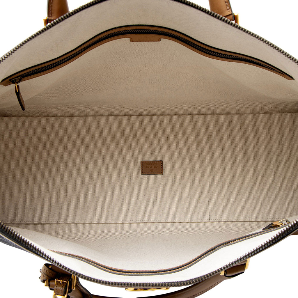 Gucci GG Canvas Ophidia Bauletto XL Duffle