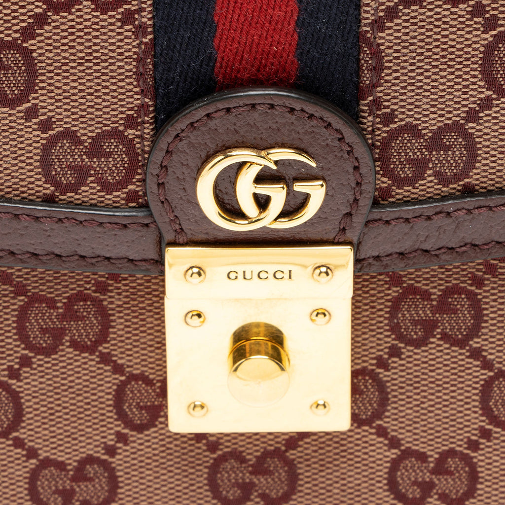 Gucci GG Canvas Ophidia Small Top Handle