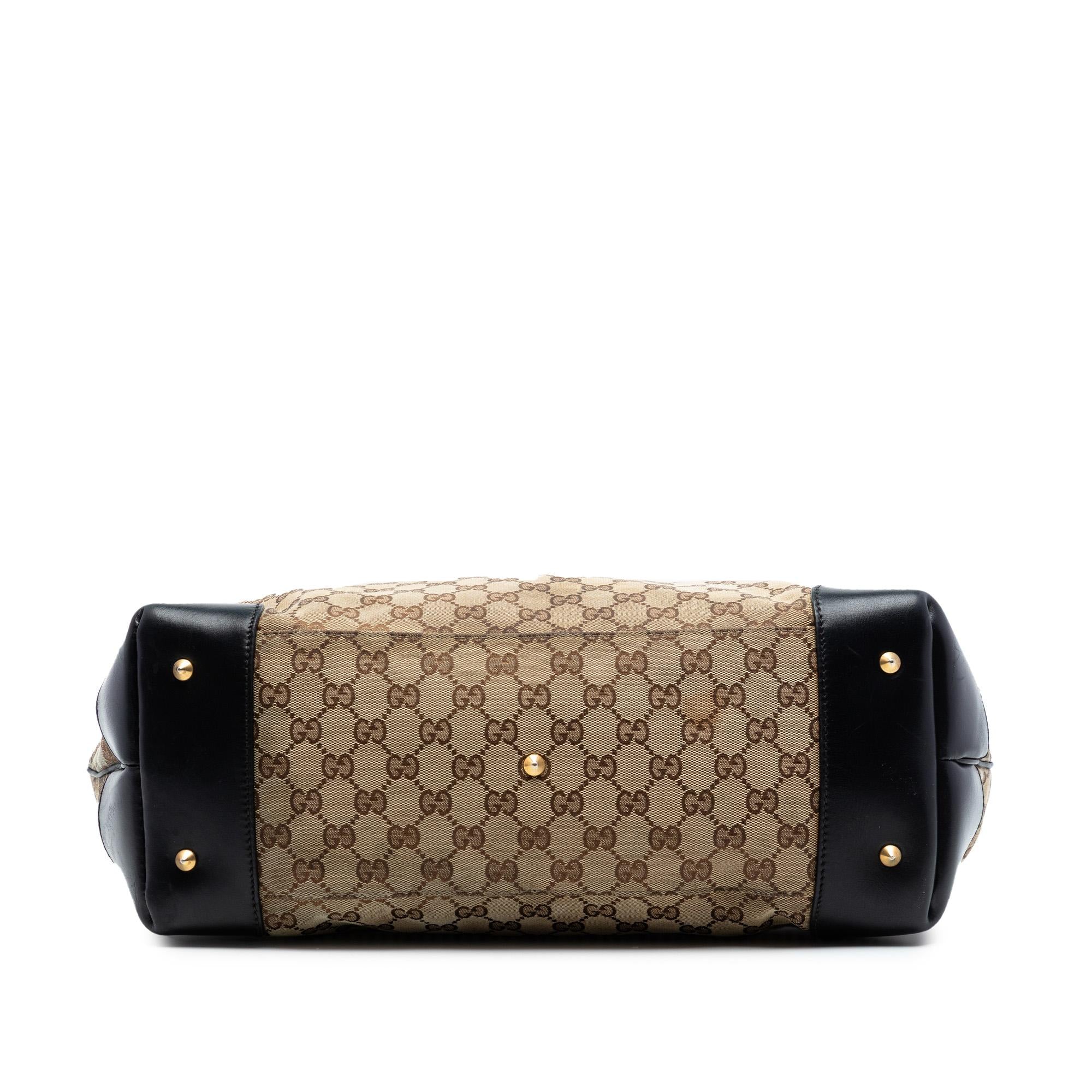 Gucci GG Canvas Patti Studed Hobo
