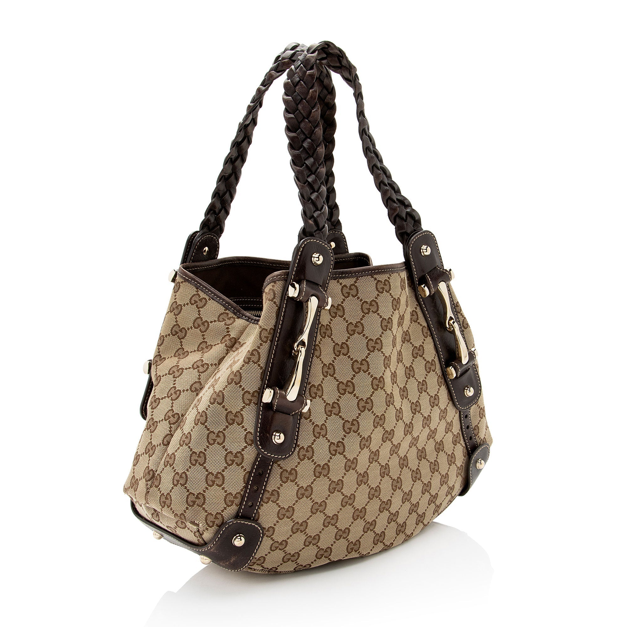 Gucci GG Canvas Pelham Small Shoulder Bag (SHF-HW7KzX)