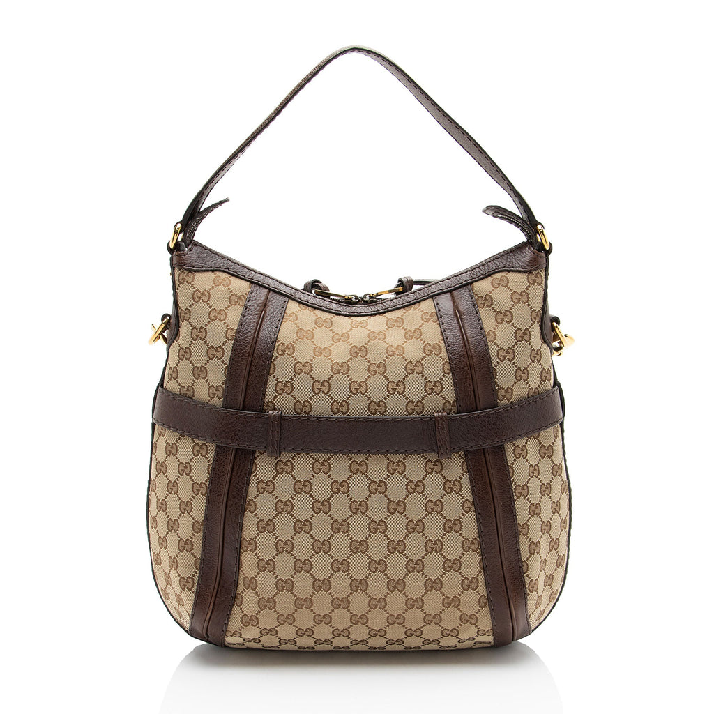 Gucci GG Canvas Running Medium Hobo