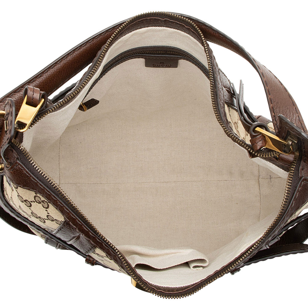 Gucci GG Canvas Running Medium Hobo
