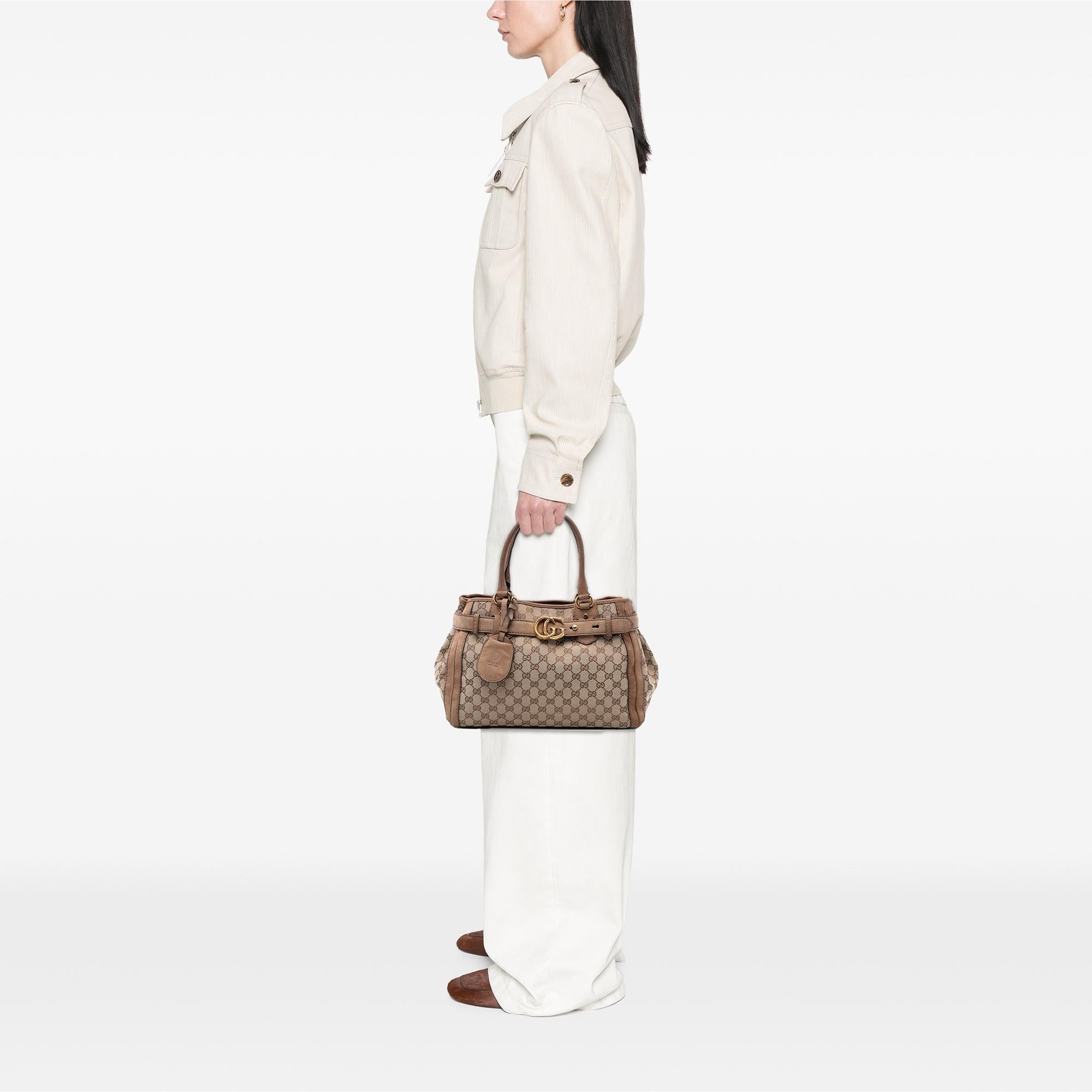 Gucci GG Canvas Running Tote
