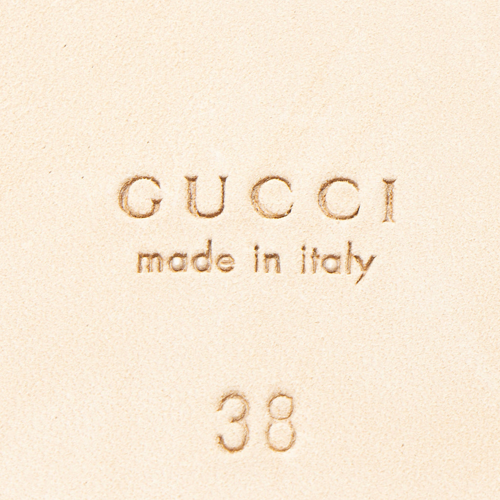 Gucci GG Canvas Horsebit Siaga Slides - Size 8 / 38