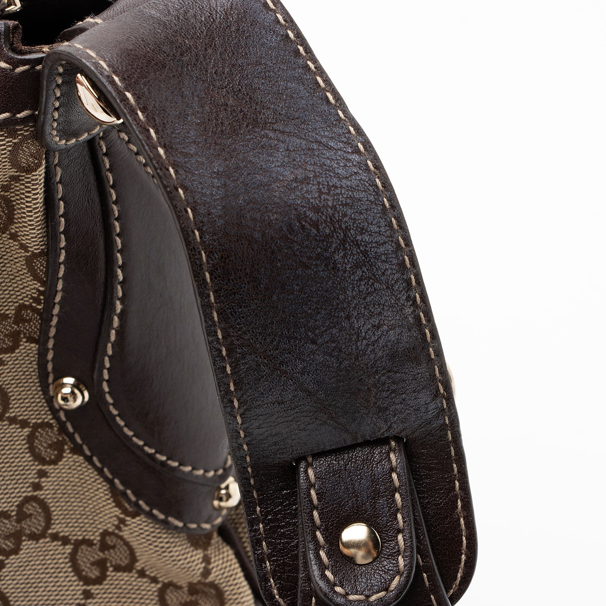 Gucci GG Canvas Studded Pelham Medium Messenger