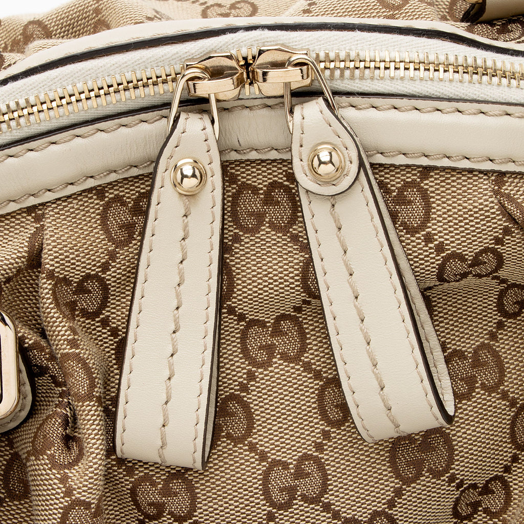 Gucci GG Canvas Sukey Satchel (SHF-SQFOq5)