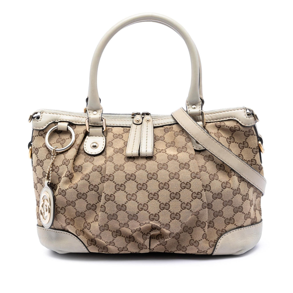 Gucci GG Canvas Sukey Satchel
