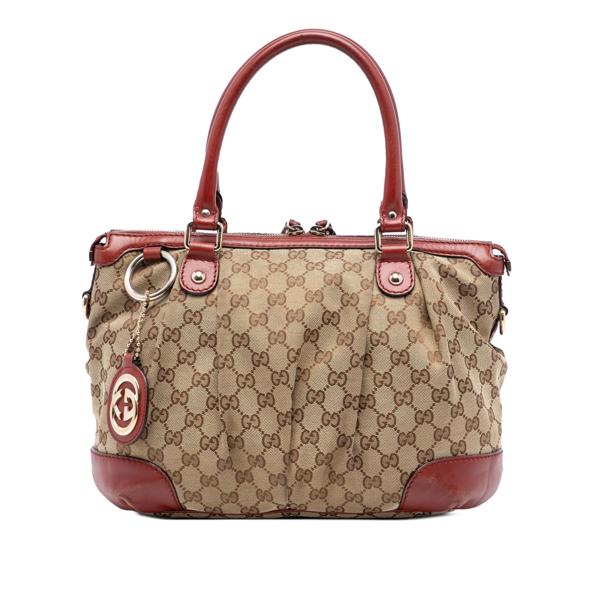 Gucci GG Canvas Sukey Satchel