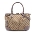 Gucci GG Canvas Sukey Satchel