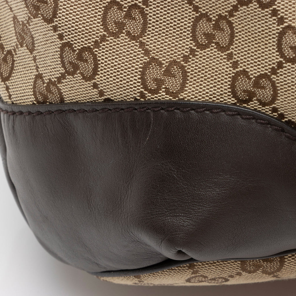 Gucci GG Canvas Sukey Top Handle Large Satchel (SHF-UQfjnb)