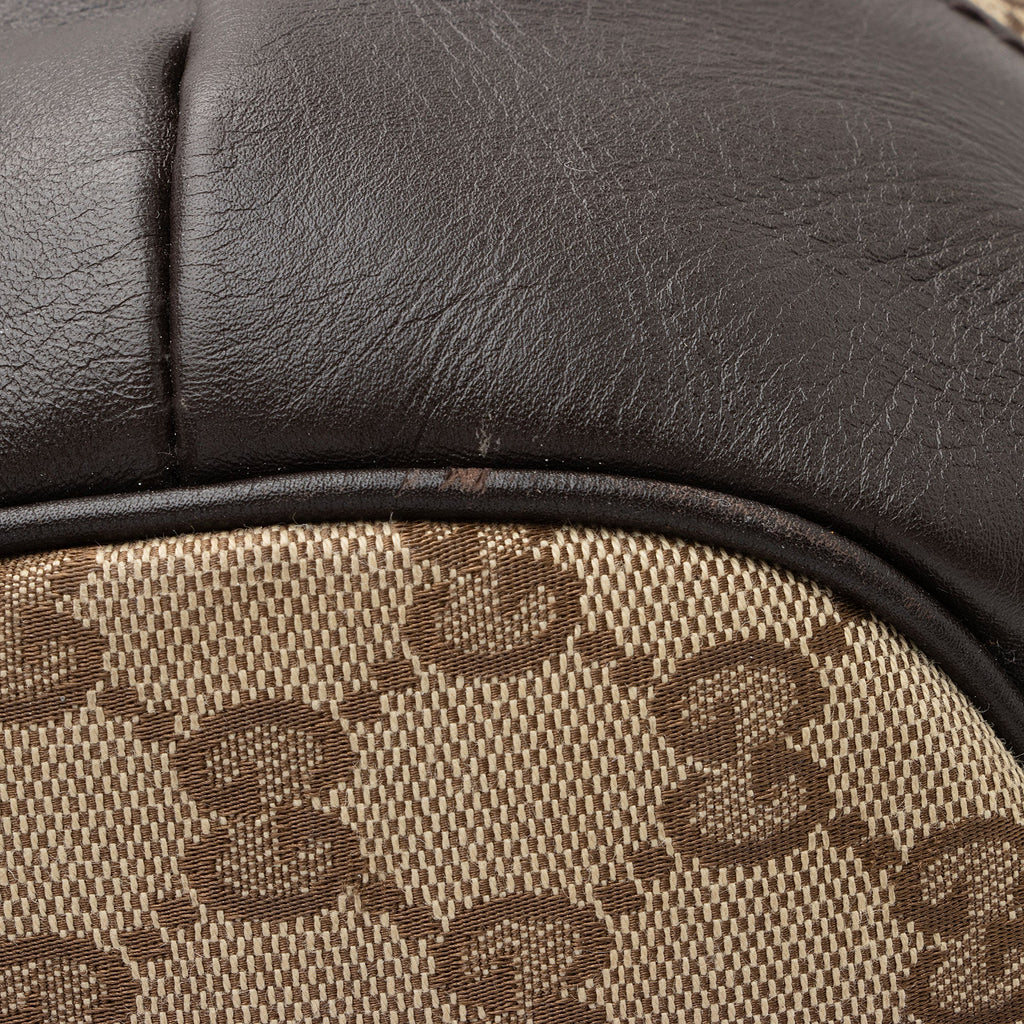 Gucci GG Canvas Sukey Top Handle Large Satchel (SHF-UQfjnb)
