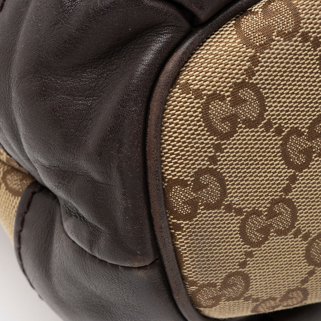 Gucci GG Canvas Sukey Top Handle Medium Satchel (SHF-oD6OoS)