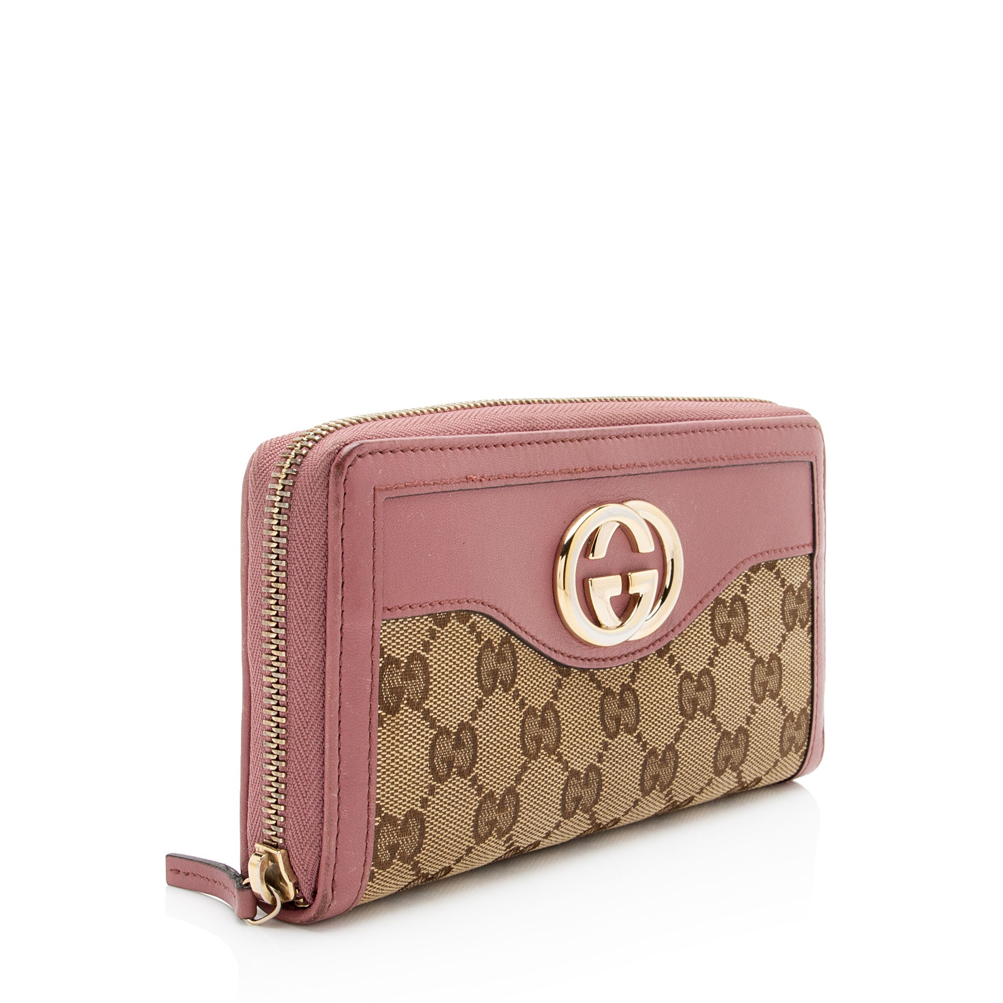 Gucci GG Canvas Sukey Zip Around Wallet