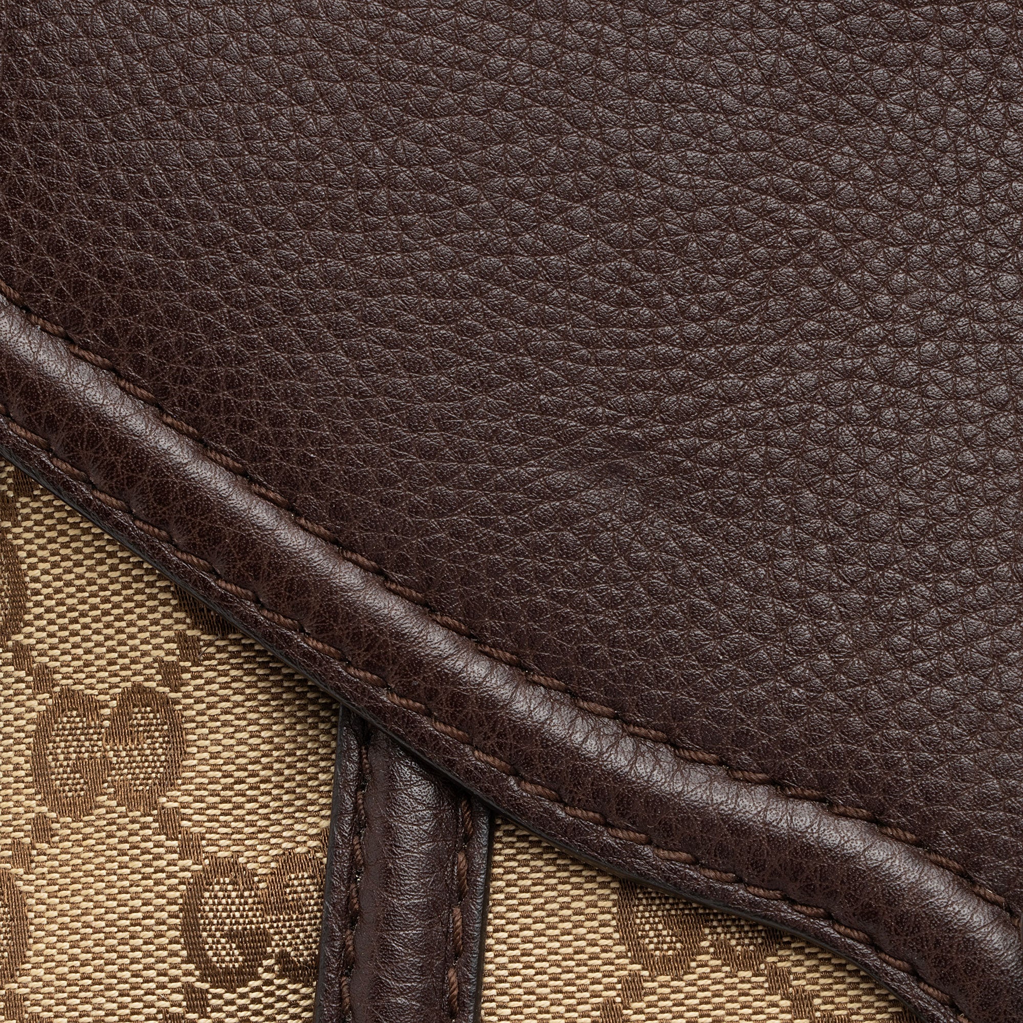 Gucci GG Canvas Techno Horsebit Top Handle (SHF-M1IDuu)