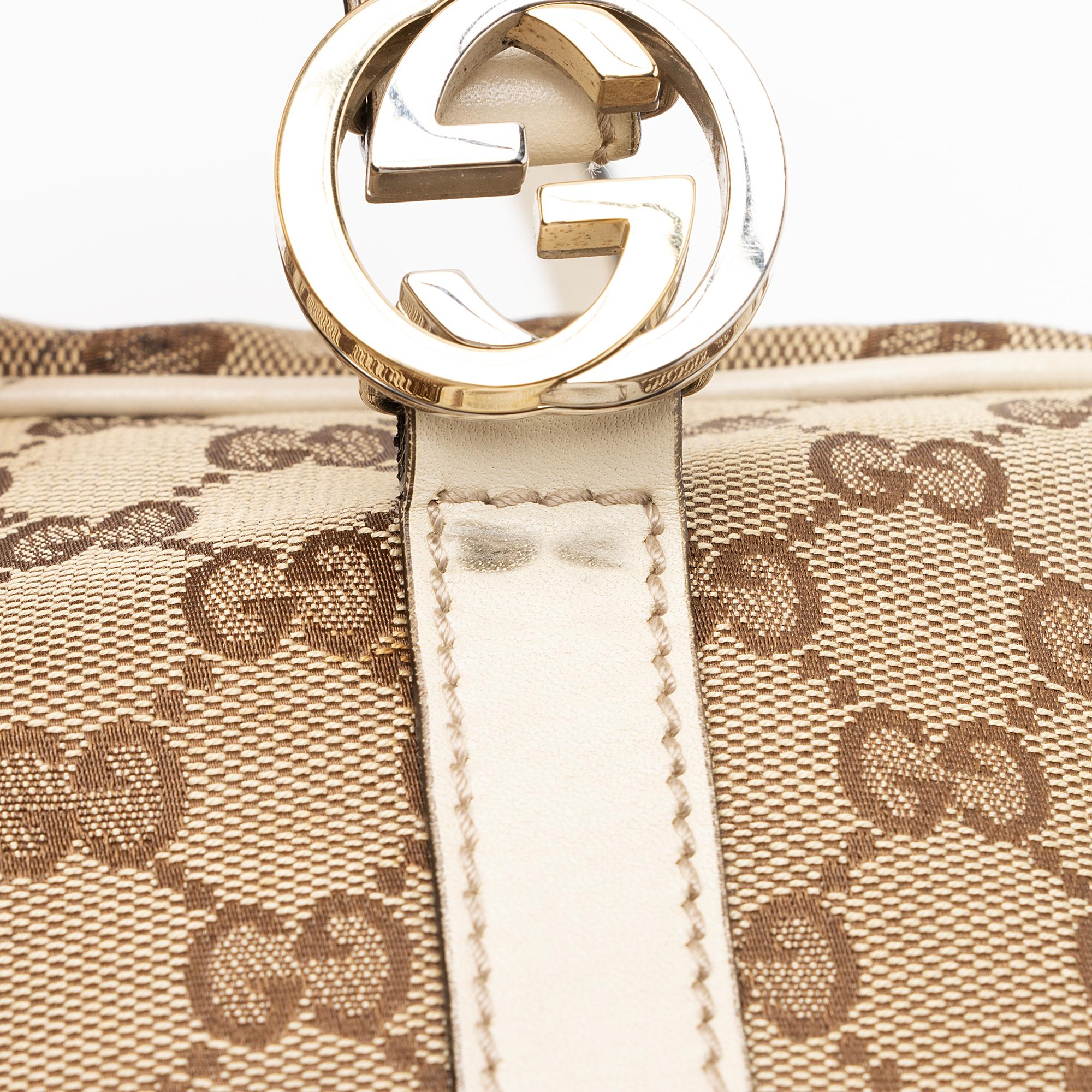 Gucci GG Canvas Twins Boston Bag (SHF-SVoyHp)