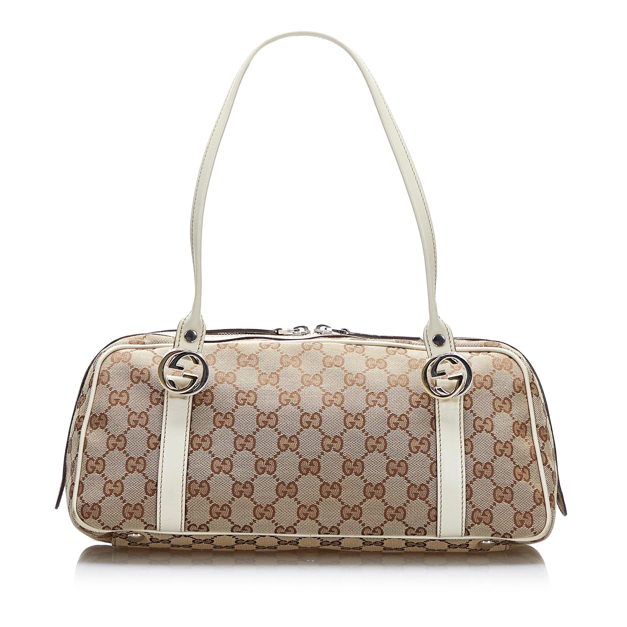 Gucci GG Canvas Twins Shoulder Bag (SHG-xqb2mW)