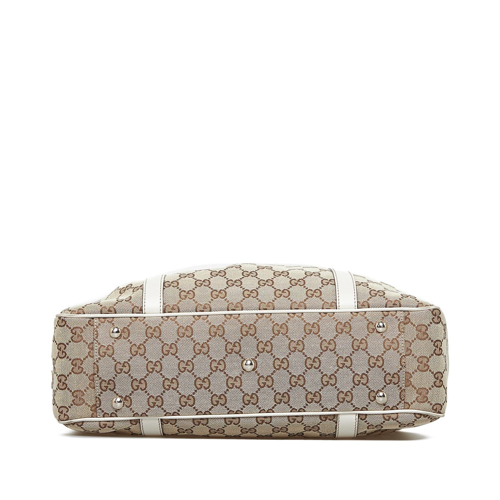 Gucci GG Canvas Twins Tote (SHG-04seb8)