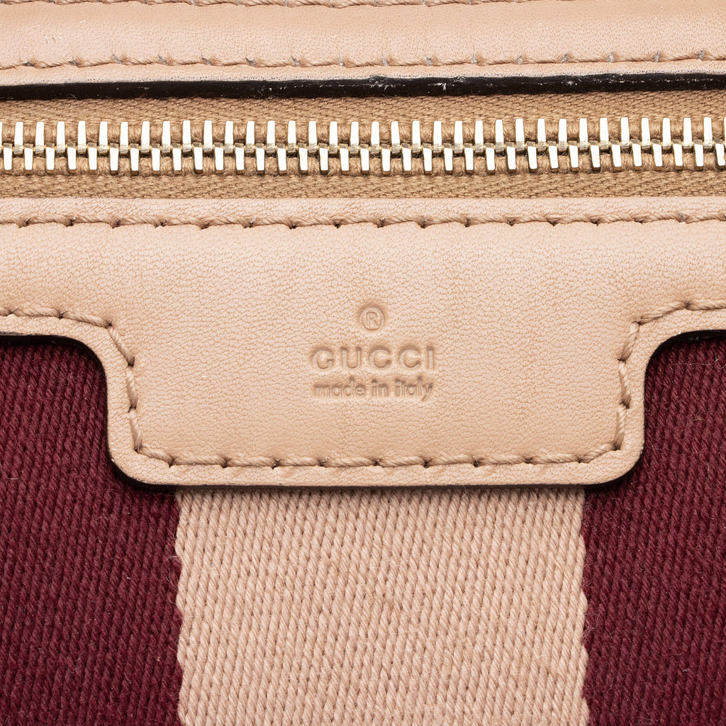 Gucci GG Canvas Vintage Web Joy Medium Boston Bag (SHF-EeCWF9)