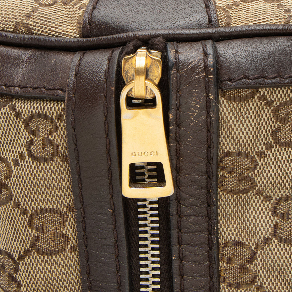 Gucci GG Canvas Vintage Web Joy Medium Boston Bag (SHF-JfdslQ)