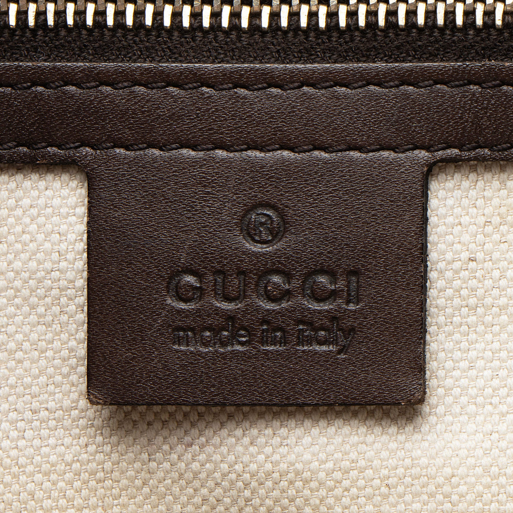 Gucci GG Canvas Vintage Web Joy Medium Boston Bag (SHF-JfdslQ)
