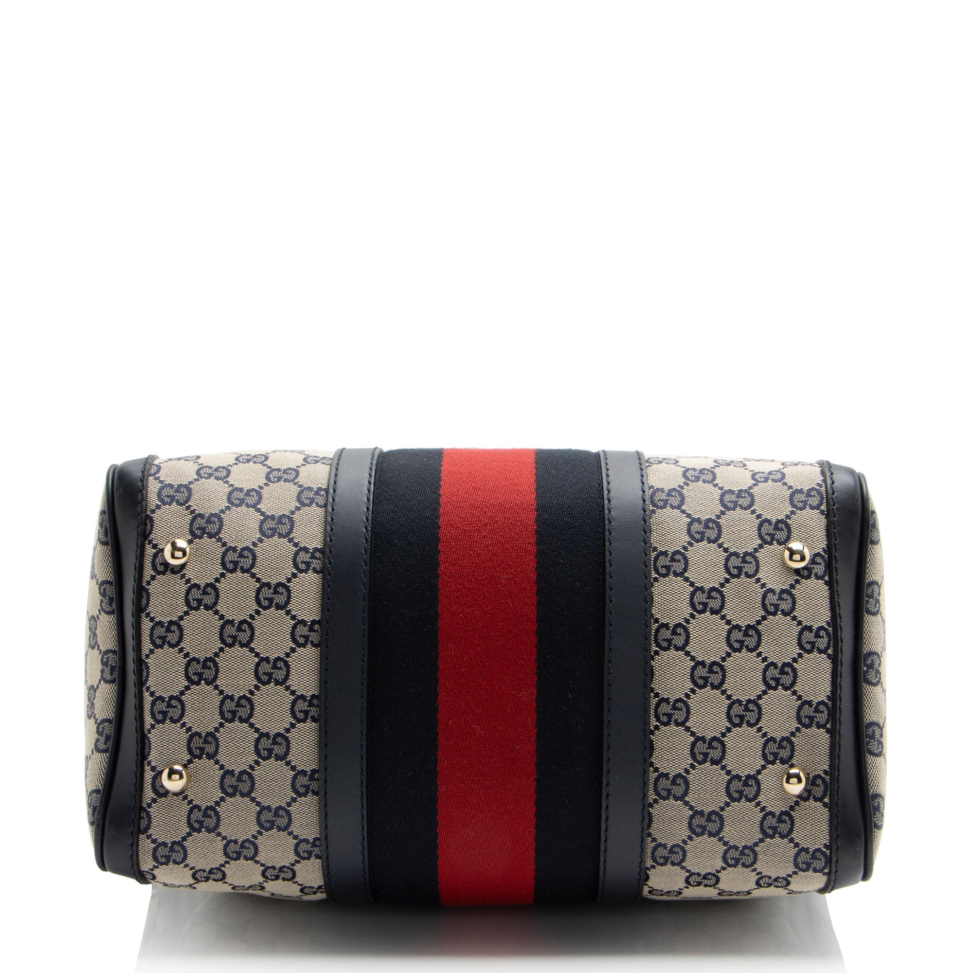 Gucci GG Canvas Vintage Web Joy Medium Boston Bag (SHF-SRU2JR)