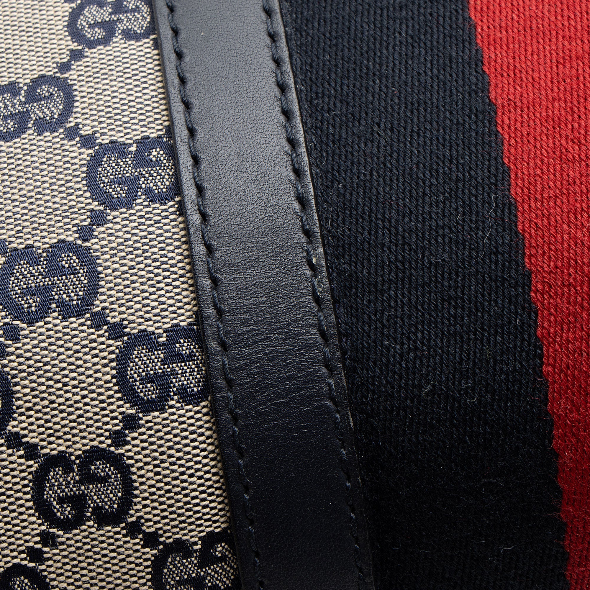 Gucci GG Canvas Vintage Web Joy Medium Boston Bag (SHF-SRU2JR)