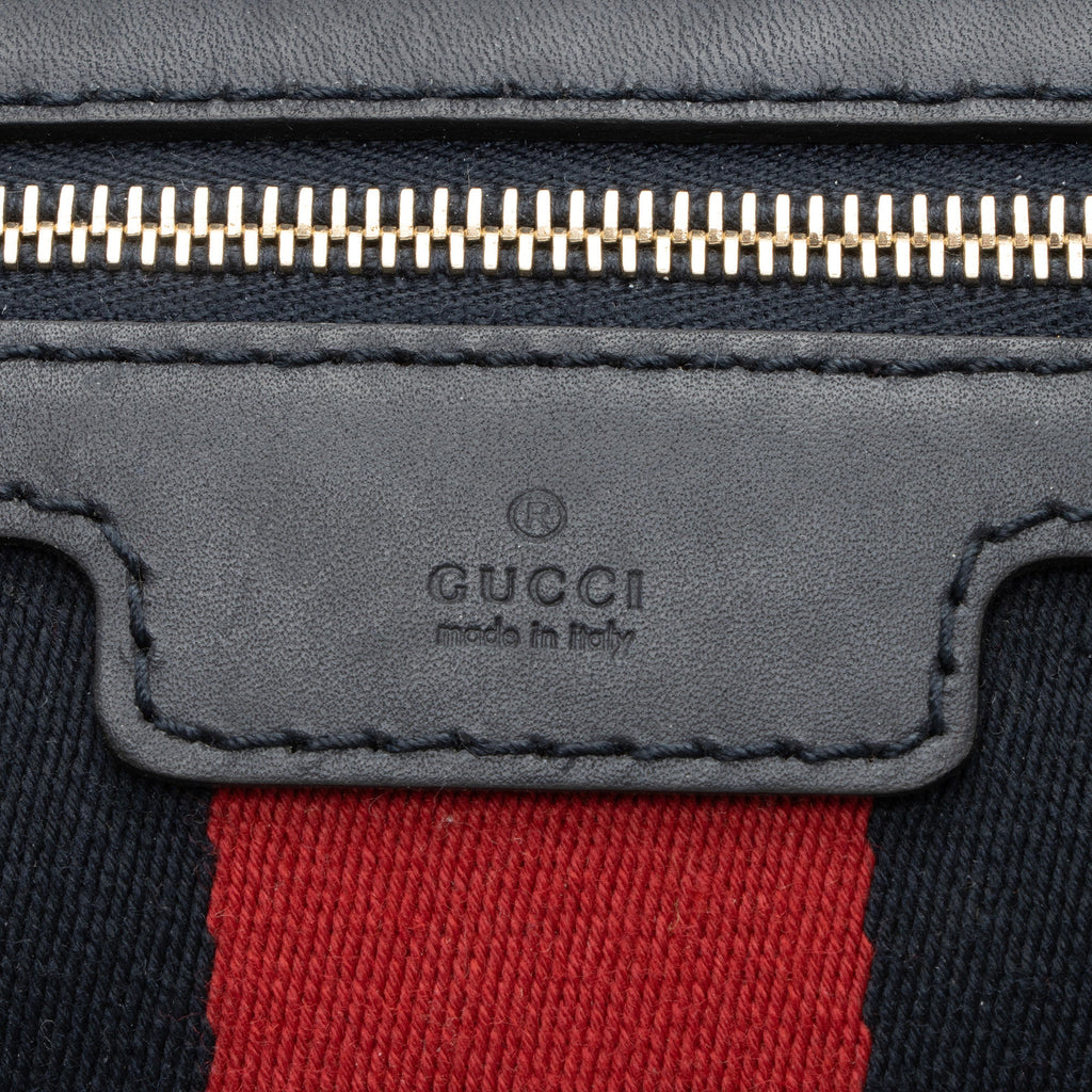 Gucci GG Canvas Vintage Web Joy Medium Boston Bag