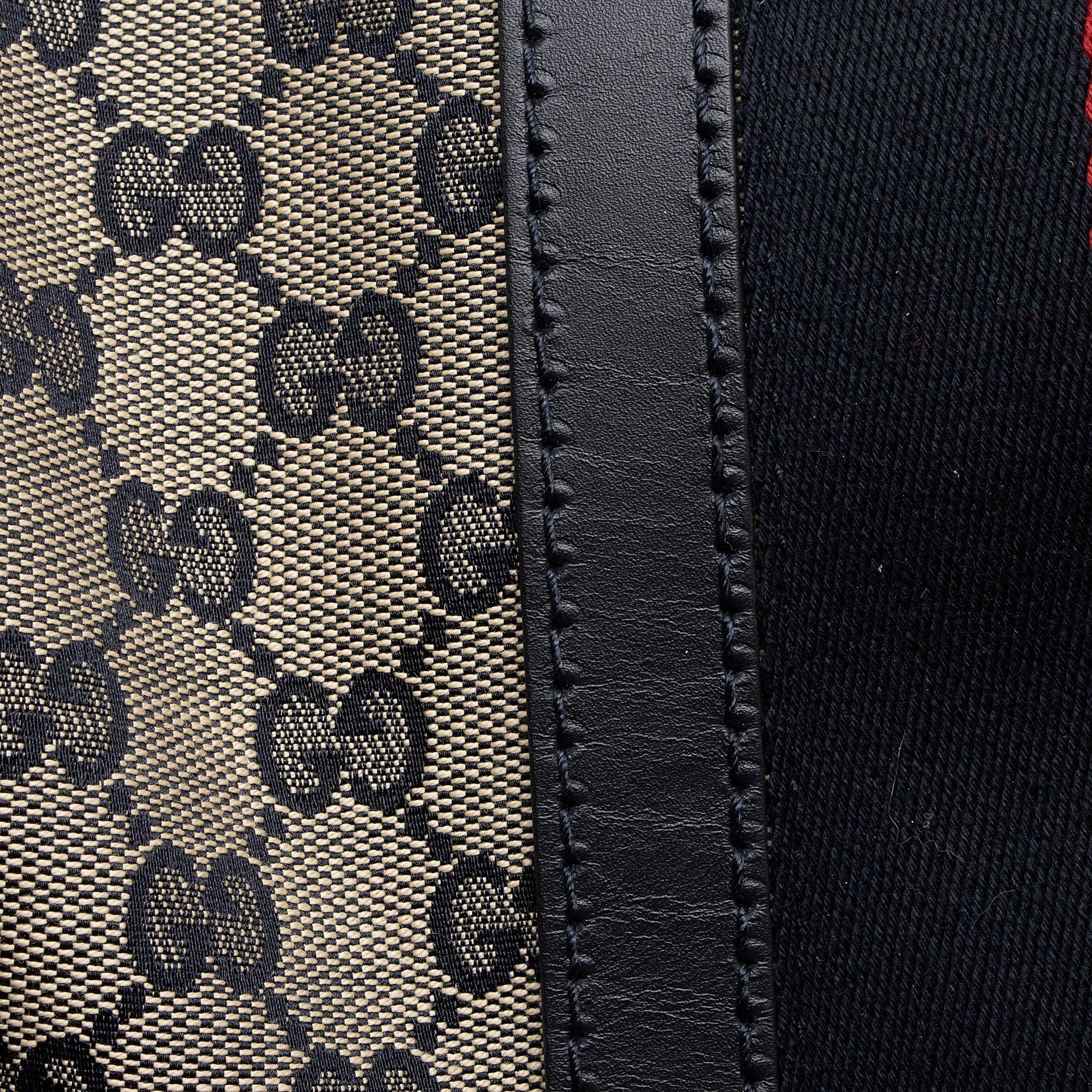 Gucci GG Canvas Vintage Web Joy Medium Boston Bag