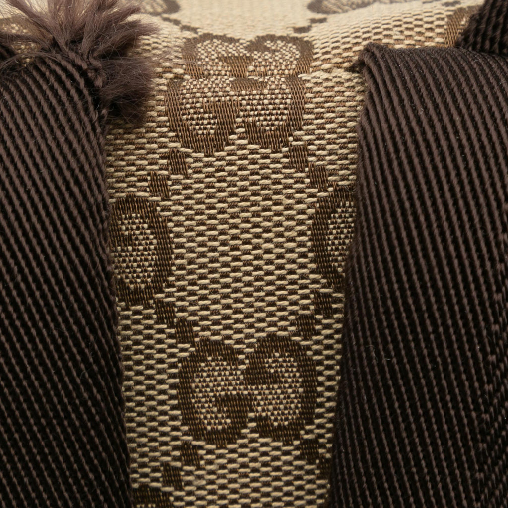 Gucci GG Canvas Web Backpack (SHG-HGdiCa)