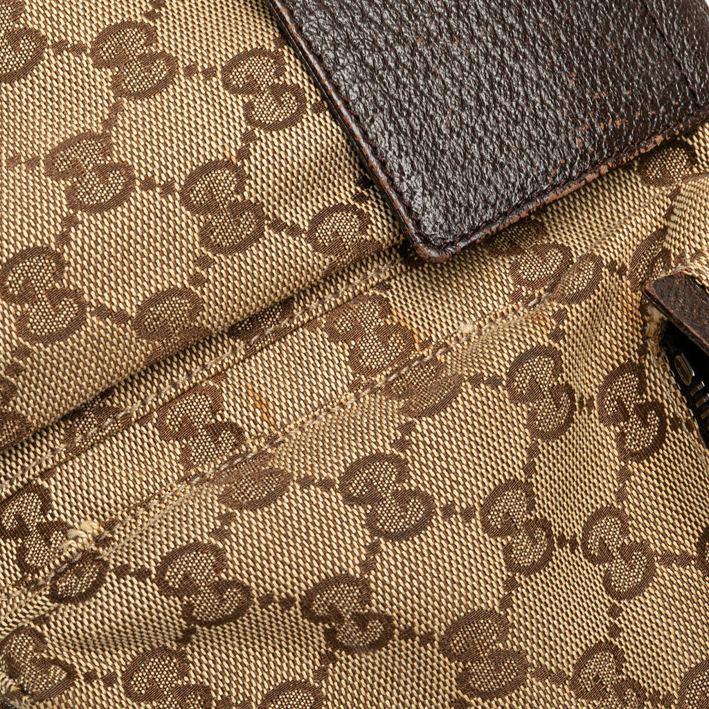 Gucci GG Canvas Web Double Pocket Belt Bag