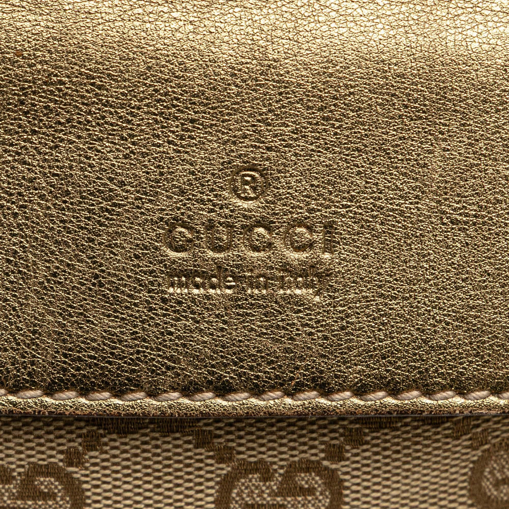 Gucci GG Canvas Web Double Pocket Belt Bag