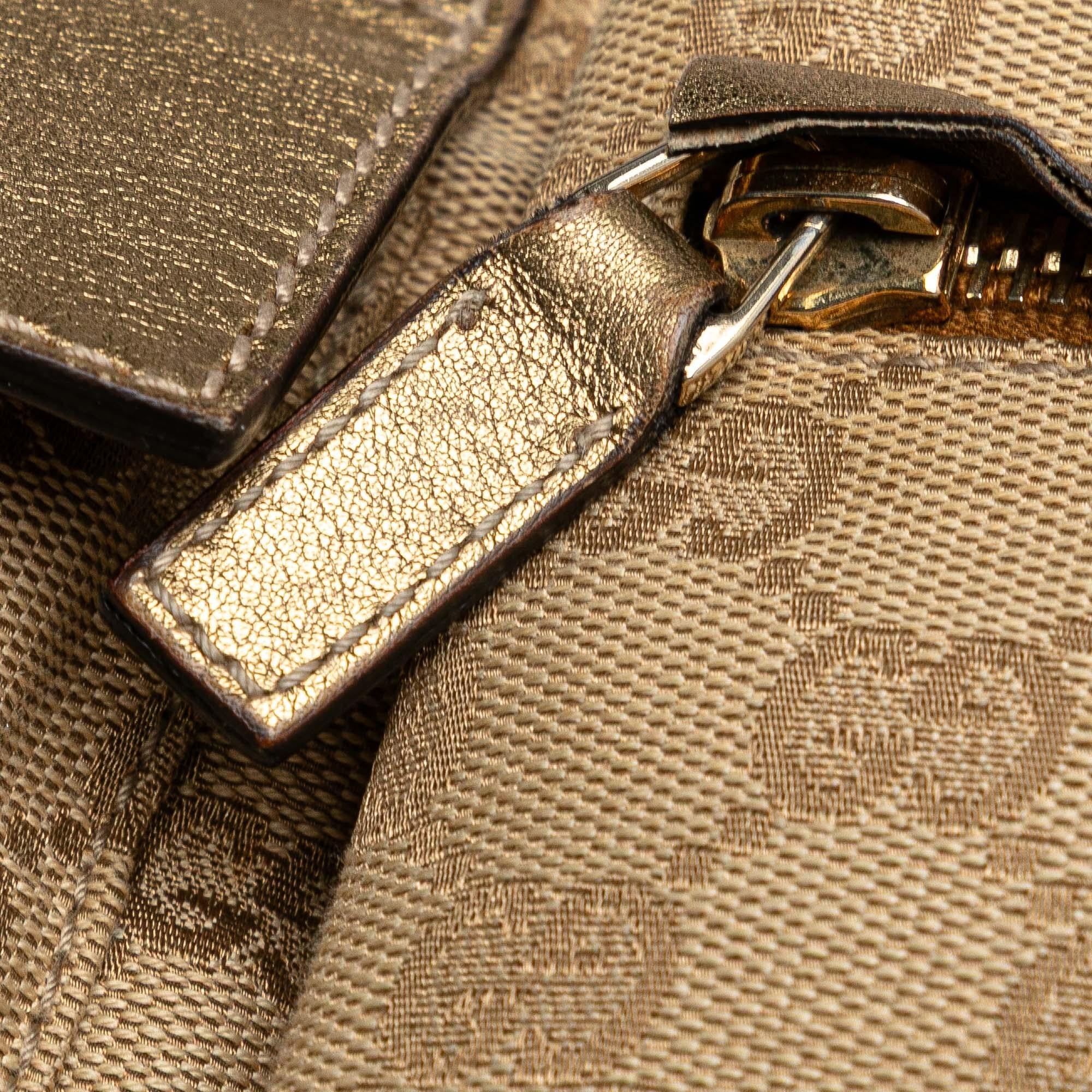 Gucci GG Canvas Web Double Pocket Belt Bag