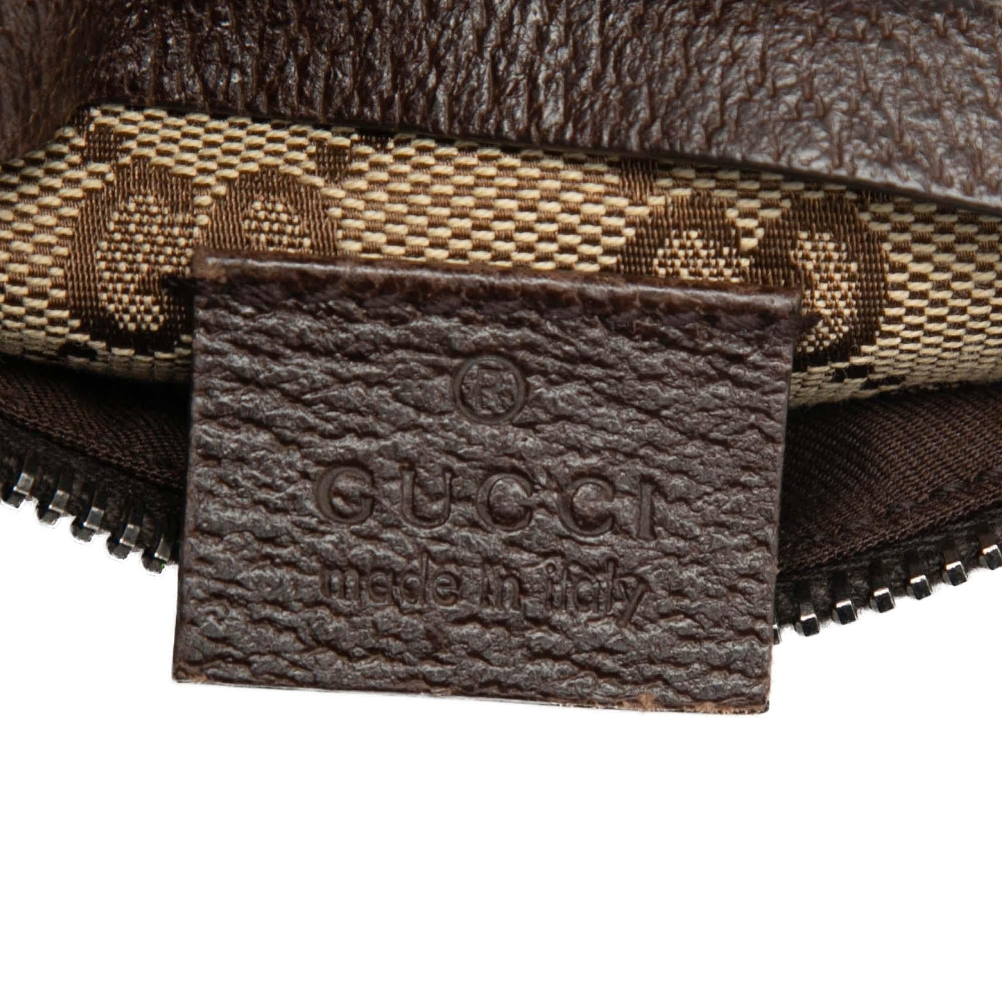 Gucci GG Canvas Web Double Pocket Belt Bag