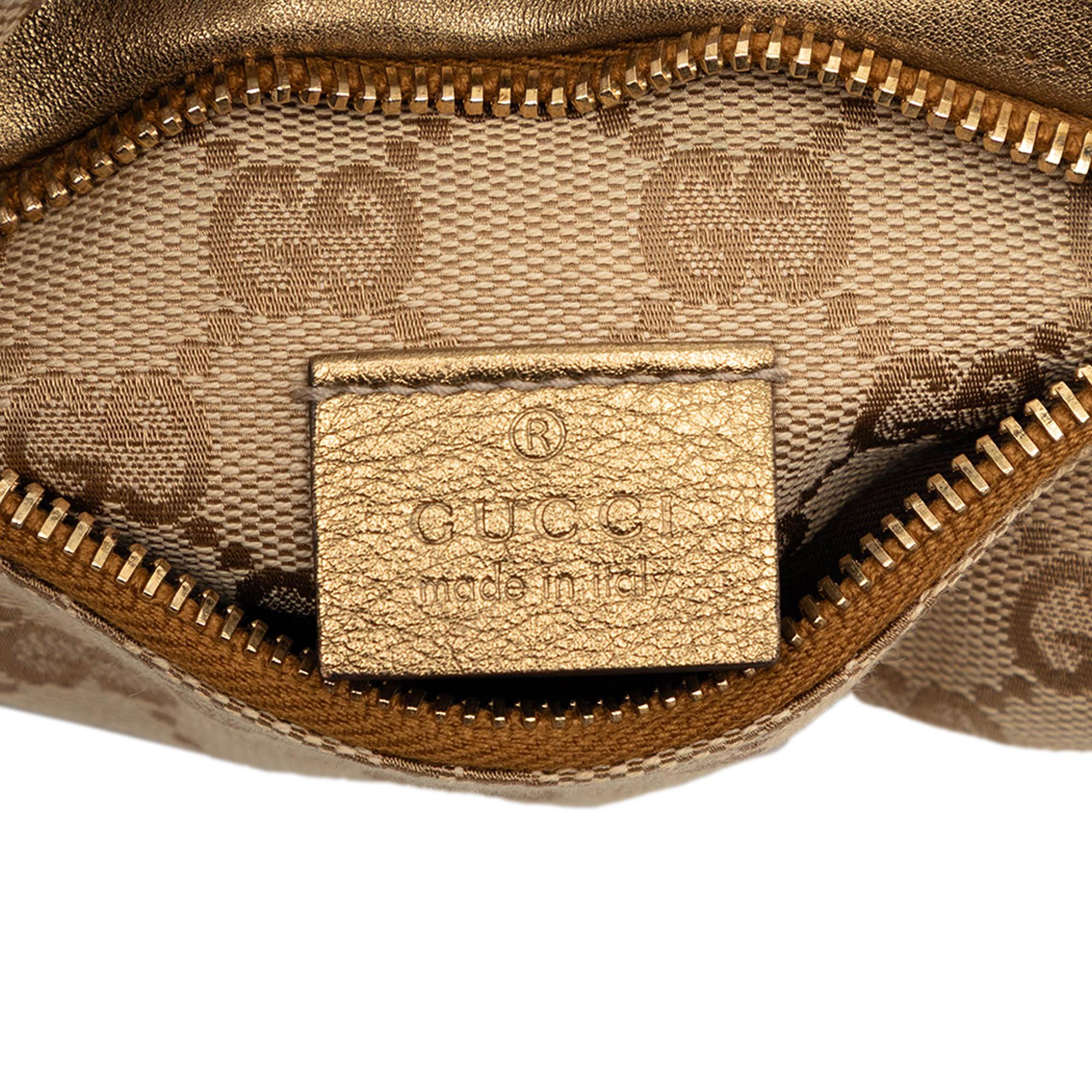 Gucci GG Canvas Web Double Pocket Belt Bag