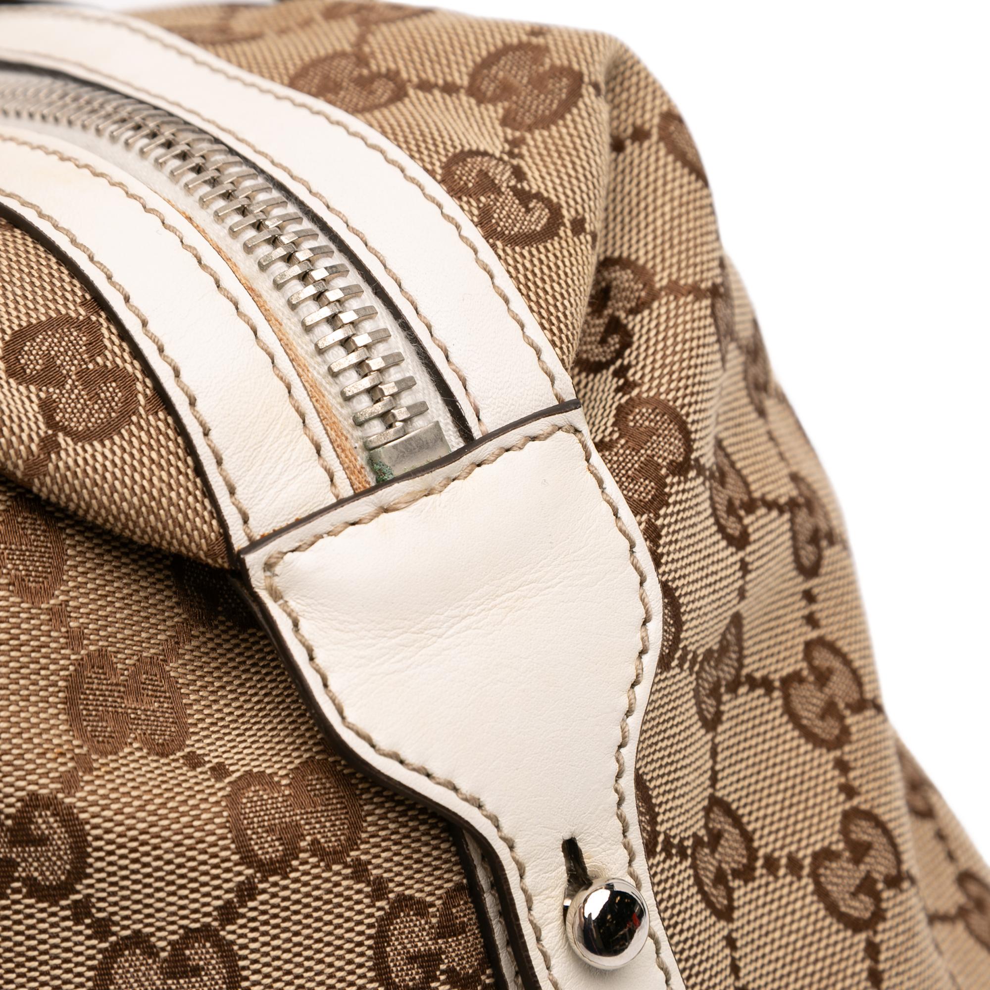 Gucci GG Canvas Web Match Ball Boston Bag