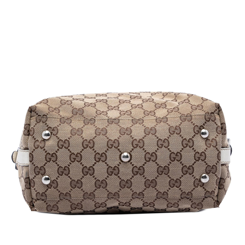 Gucci GG Canvas Web Match Ball Tote