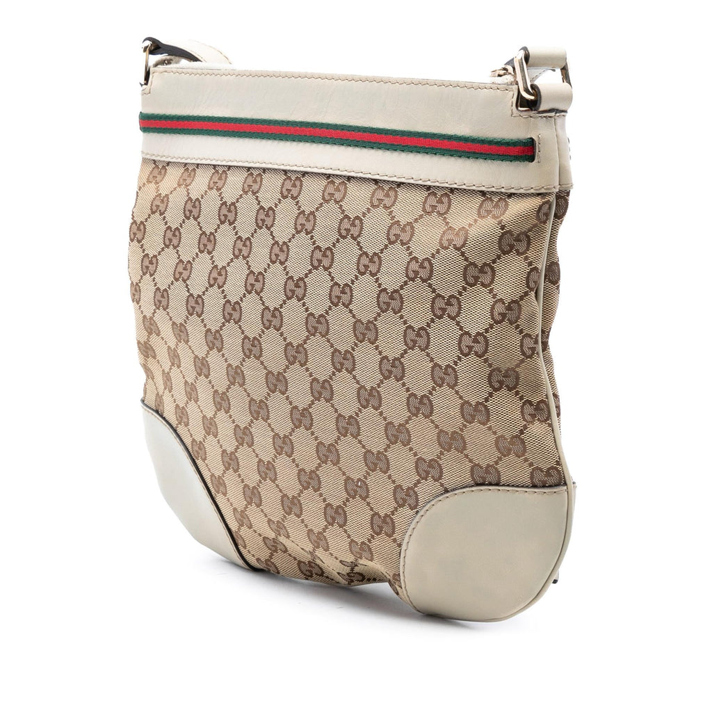 Gucci GG Canvas Web Mayfair Crossbody